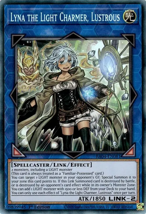 Lyna The Light Charmer, Lustrous [Ra04-En081] Prismatic Collector's Rare 1