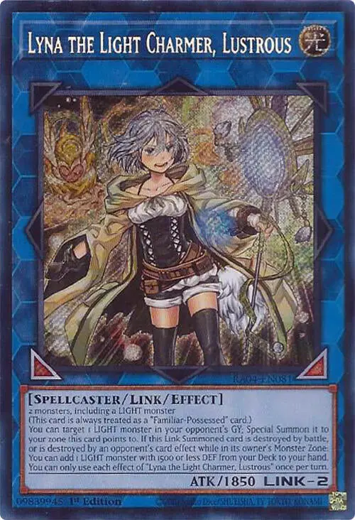 Lyna The Light Charmer, Lustrous [Ra04-En081] Secret Rare 1