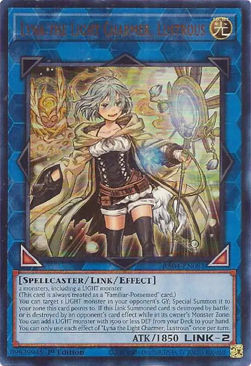 Lyna The Light Charmer, Lustrous [Ra04-En081] Ultra Rare 1