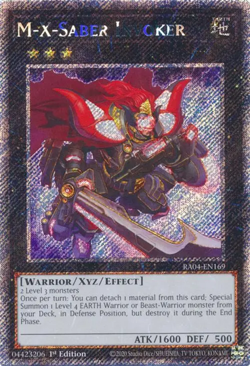M-X-Saber Invoker [Ra04-En169] Platinum Secret Rare 1