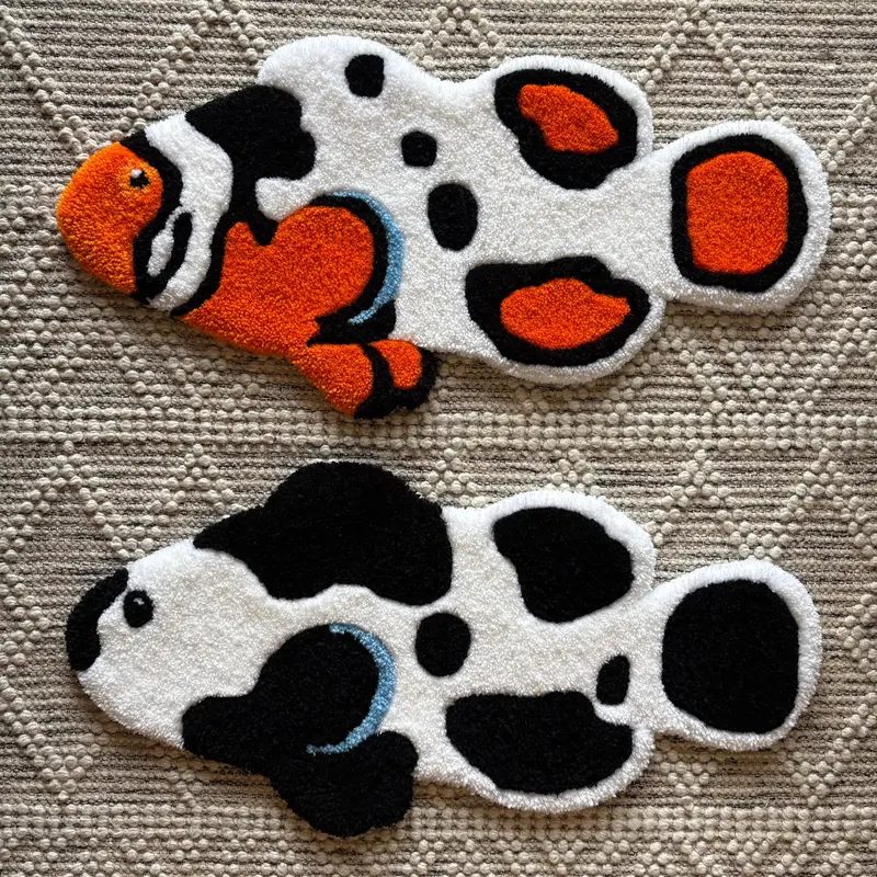 "Made To Order" Clownfish Rug Art 1