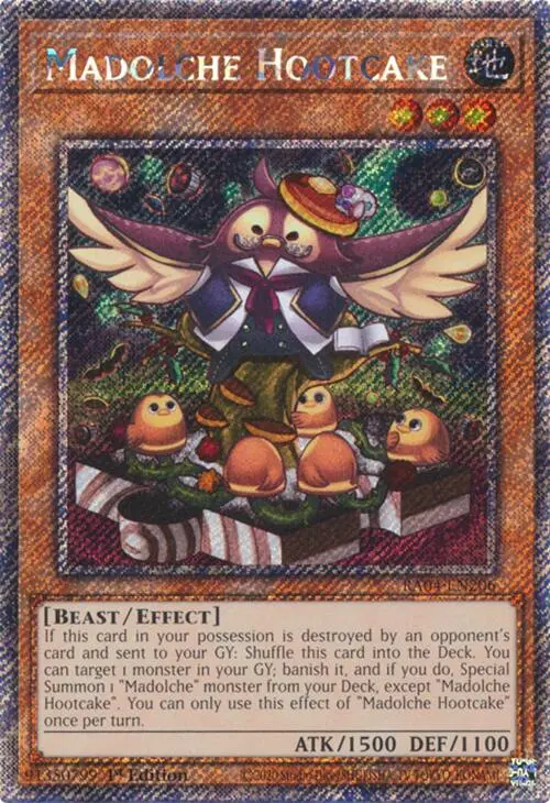 Madolche Hootcake [Ra04-En206] Platinum Secret Rare 1