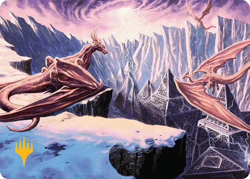 Maelstrom Of The Spirit Dragon (42/54) (Gold-Stamped) [Tarkir: Dragonstorm Art Series] 1