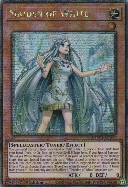 Maiden Of White (Quarter Century Secret Rare) [Sdwd-En041] Quarter Century Secret Rare 1