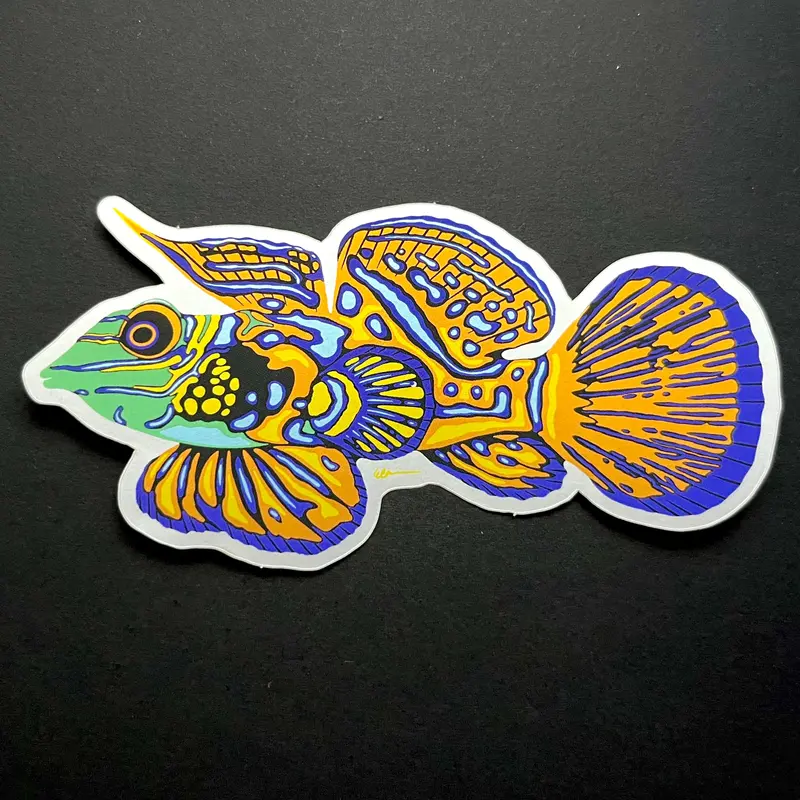 Mandarin Dragonet Sticker/ Metallic 1