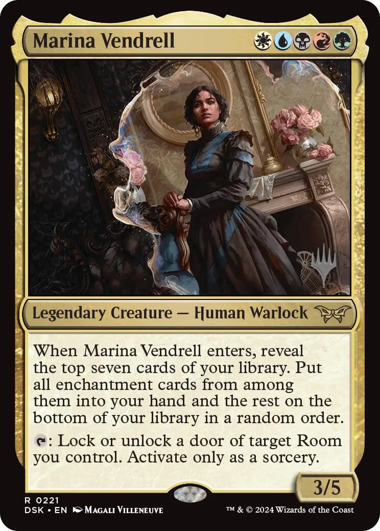 Marina Vendrell (Promo Pack) [Duskmourn: House Of Horror Promos] 1