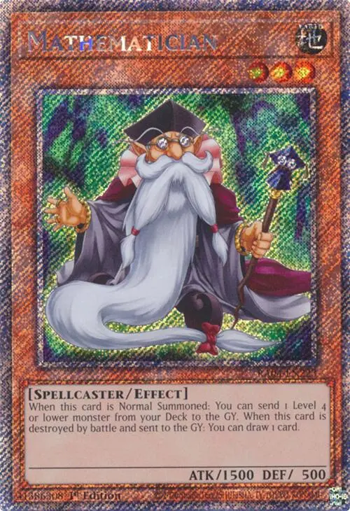 Mathematician [Ra04-En223] Platinum Secret Rare 1