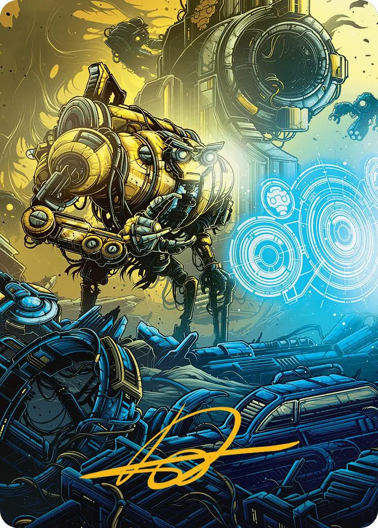 Mendicant Core, Guidelight Art Card (1/54) (Gold-Stamped Signature) [Aetherdrift Art Series] 1