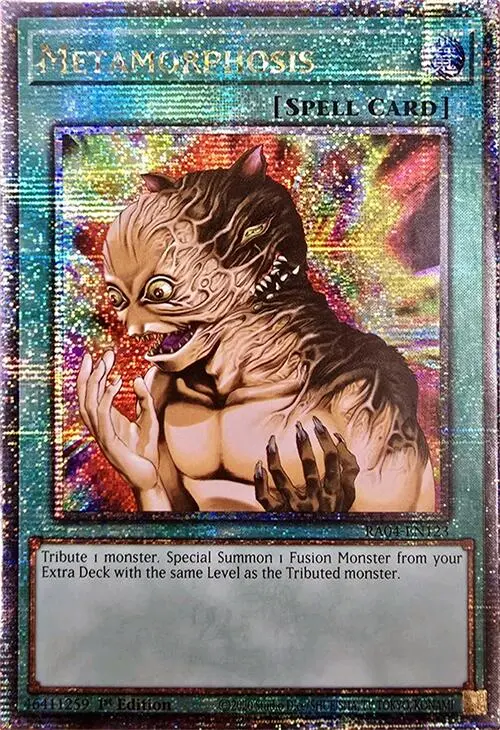 Metamorphosis [Ra04-En123] Quarter Century Secret Rare 1