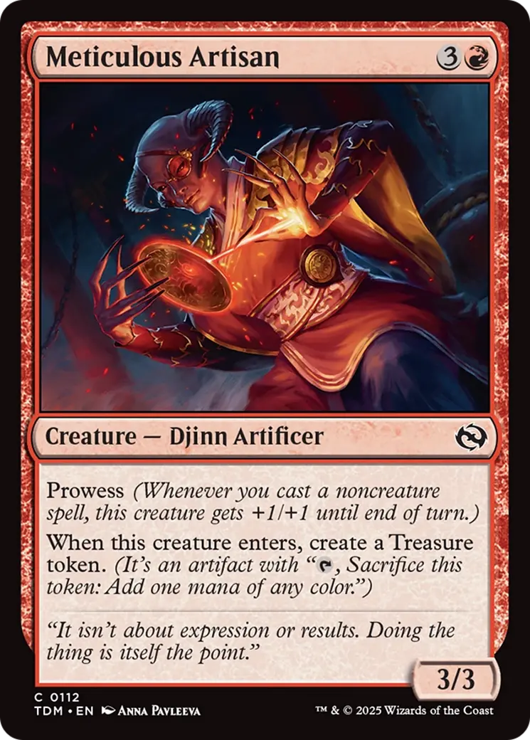 Meticulous Artisan [Tarkir: Dragonstorm] 1