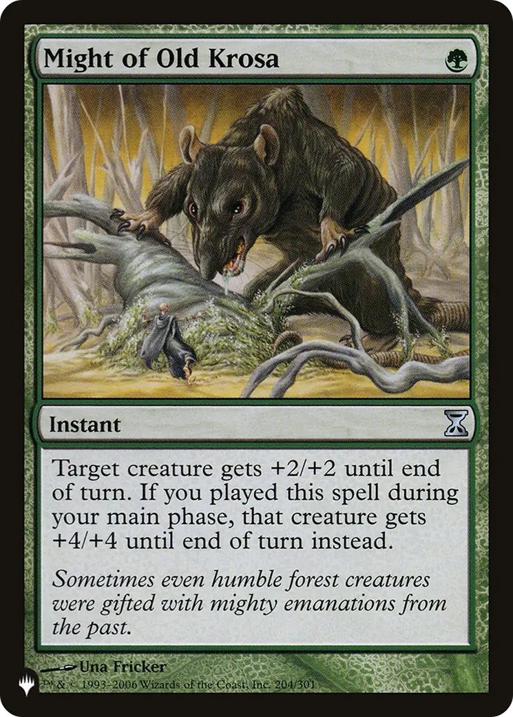Might Of Old Krosa [The List] 1
