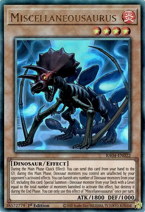Miscellaneousaurus [Ra04-En022] Prismatic Ultimate Rare 1
