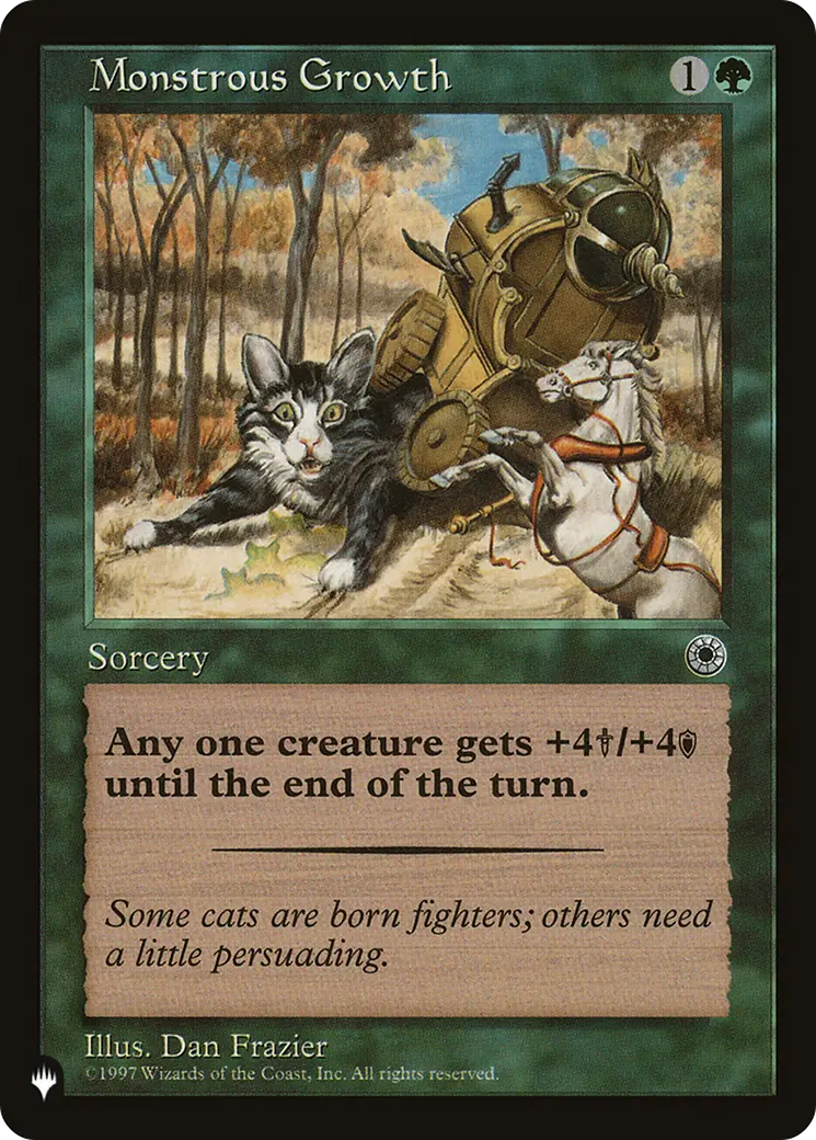 Monstrous Growth (Flavor Text) [The List] 1