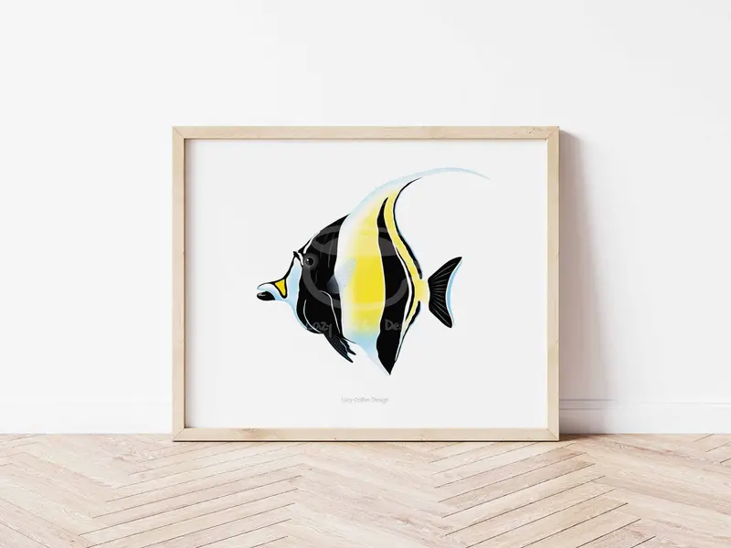 Moorish Idol Fine Art Print 1