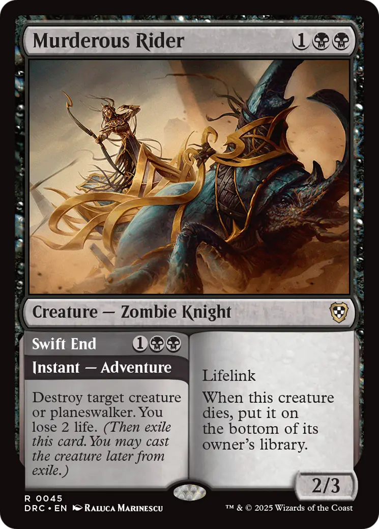 Murderous Rider [Aetherdrift Commander] 1