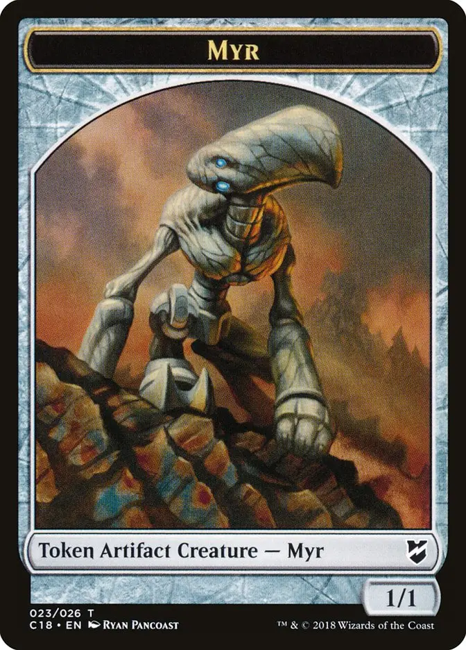Myr Token (023/026) [Commander 2018 Tokens] 1