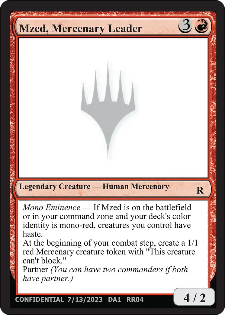 Mzed, Mercenary Leader [Unknown Event] 1
