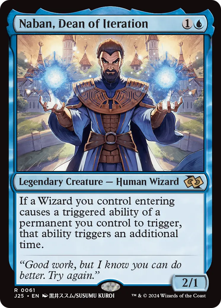 Naban, Dean Of Iteration (Anime) [Foundations Jumpstart] 1