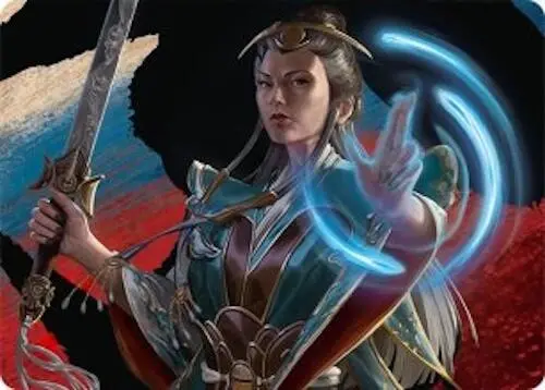 Narset, Jeskai Waymaster Art Card (44/54) [Tarkir: Dragonstorm Art Series] 1