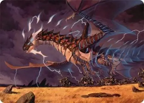 Neriv, Heart Of The Storm Art Card (25/54) [Tarkir: Dragonstorm Art Series] 1