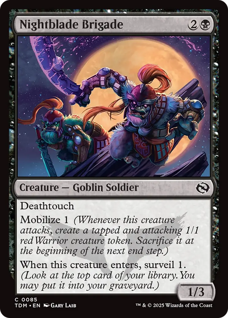 Nightblade Brigade [Tarkir: Dragonstorm] 1