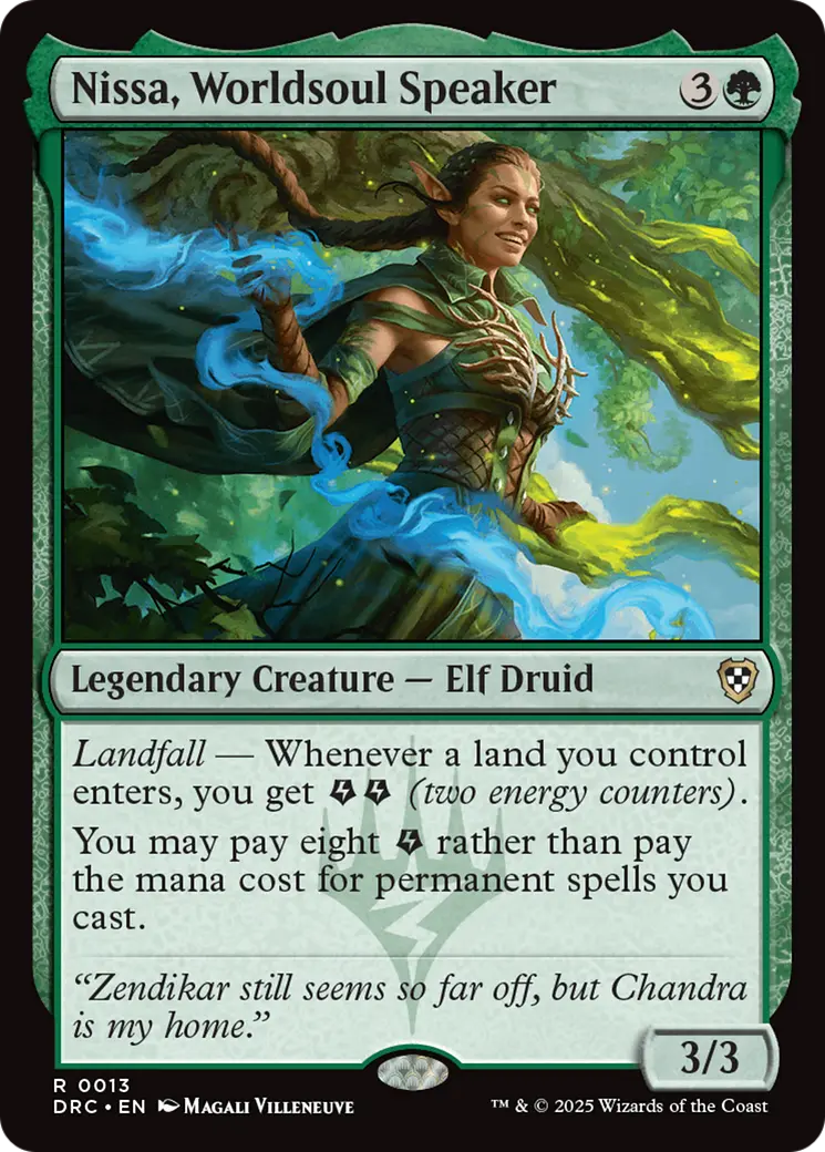 Nissa, Worldsoul Speaker [Aetherdrift Commander] 1