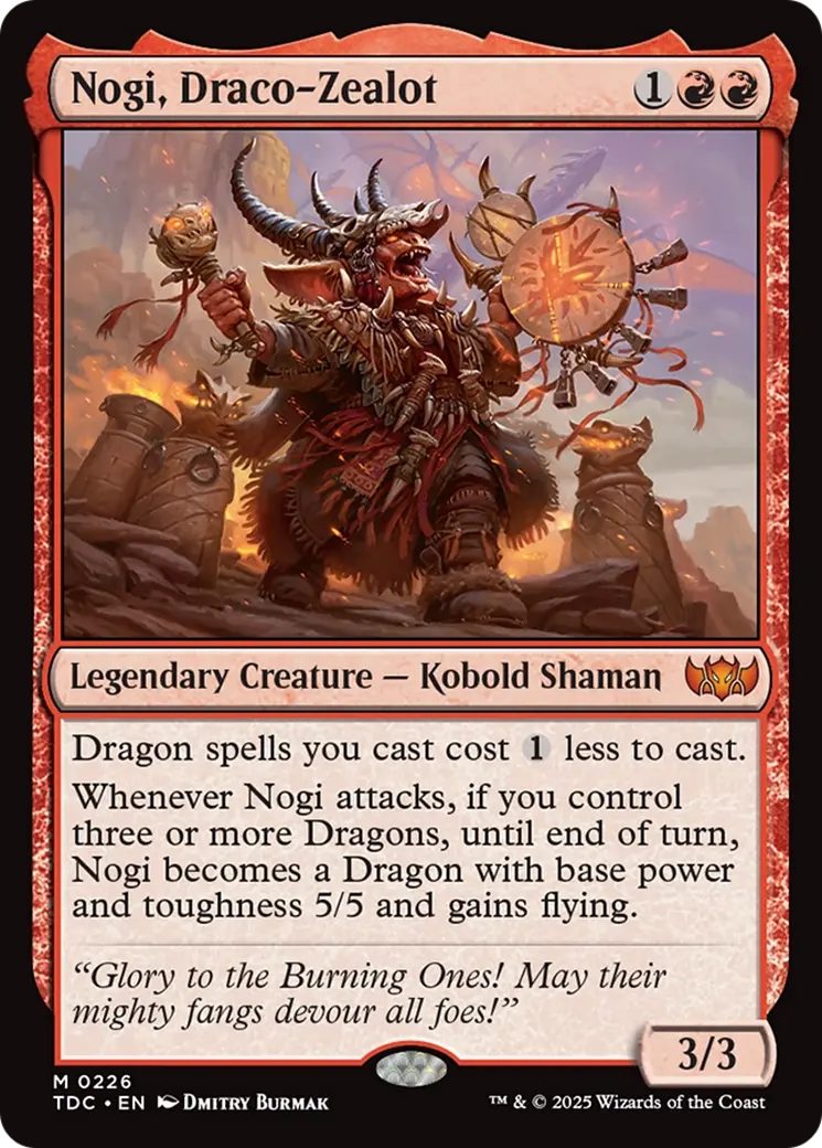Nogi, Draco-Zealot [Tarkir: Dragonstorm Commander] 1