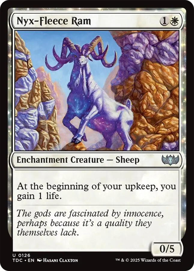 Nyx-Fleece Ram [Tarkir: Dragonstorm Commander] 1