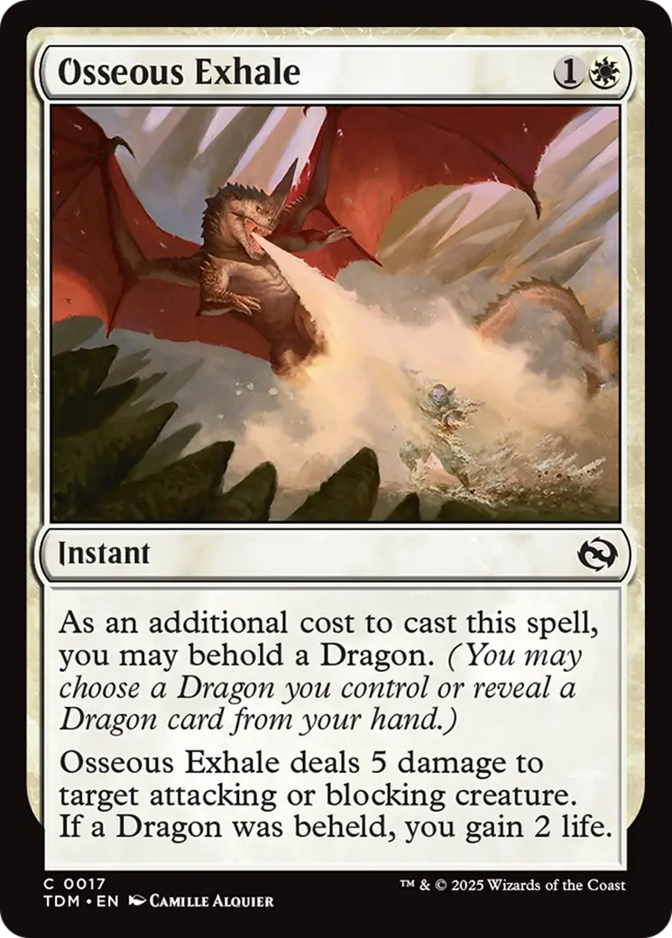 Osseous Exhale [Tarkir: Dragonstorm] 1