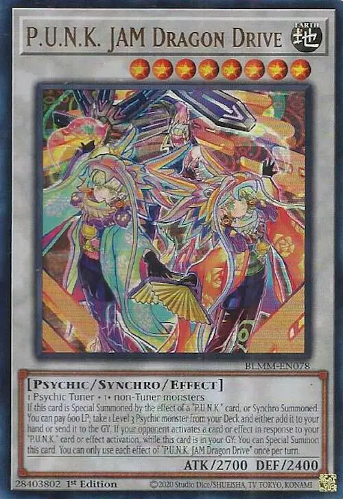 P.U.N.K. Jam Dragon Drive [Blmm-En078] Ultra Rare 1