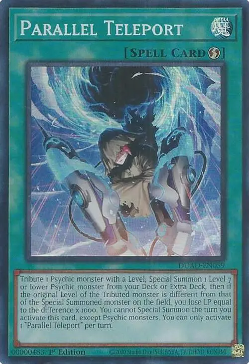Parallel Teleport [Duad-En059] Super Rare 1