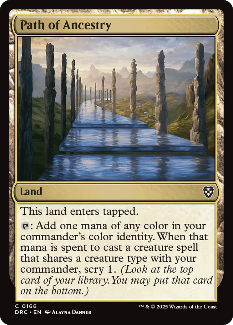 Path Of Ancestry (0166) [Aetherdrift Commander] 1