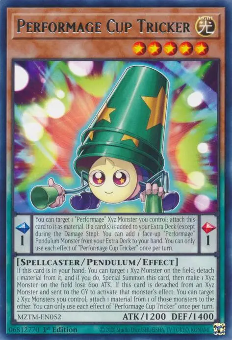 Performage Cup Tricker [Mztm-En052] Rare 1