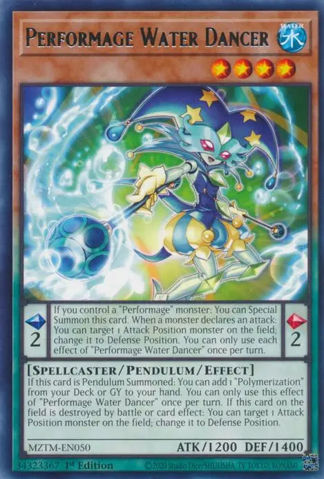 Performage Water Dancer [Mztm-En050] Rare 1