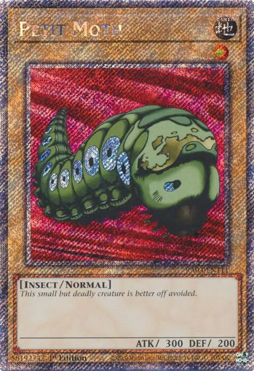 Petit Moth [Ra04-En111] Platinum Secret Rare 1