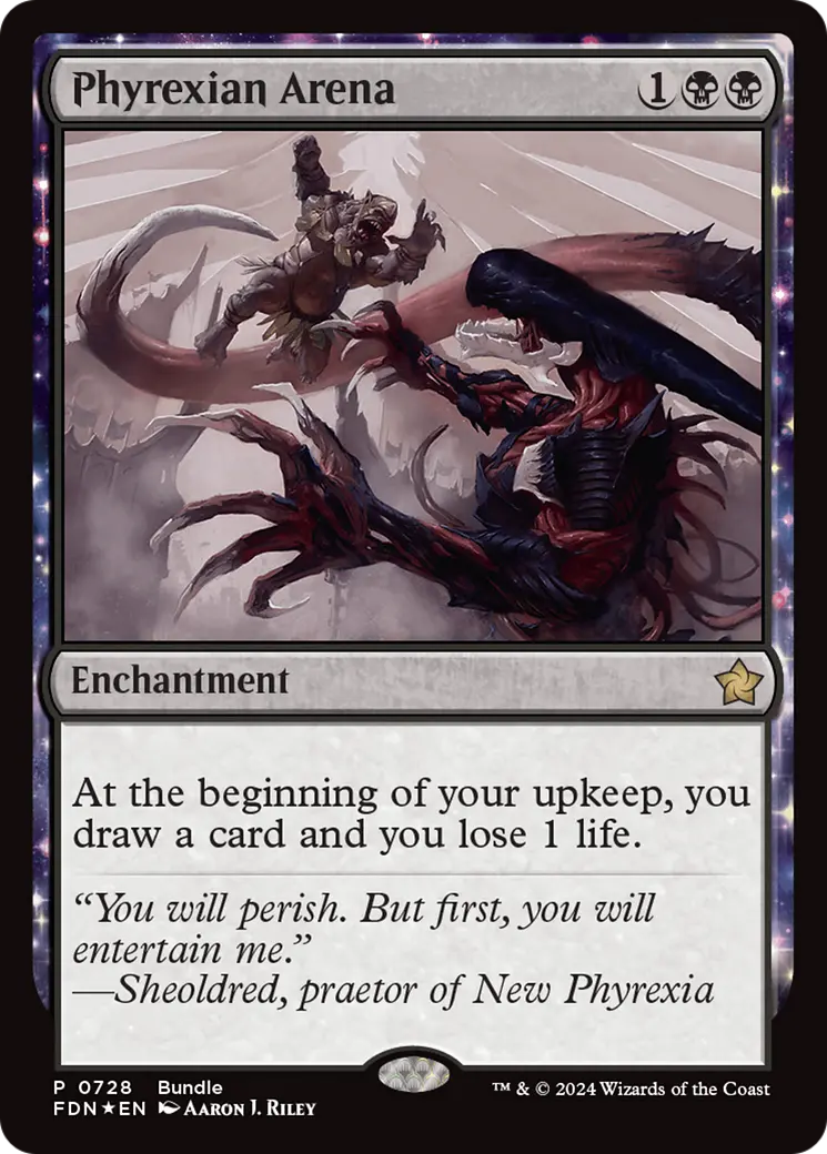 Phyrexian Arena (Bundle) [Foundations Promos] 1