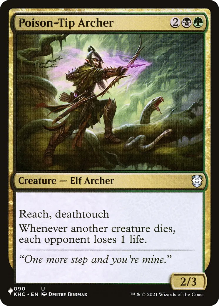 Poison-Tip Archer [The List] 1