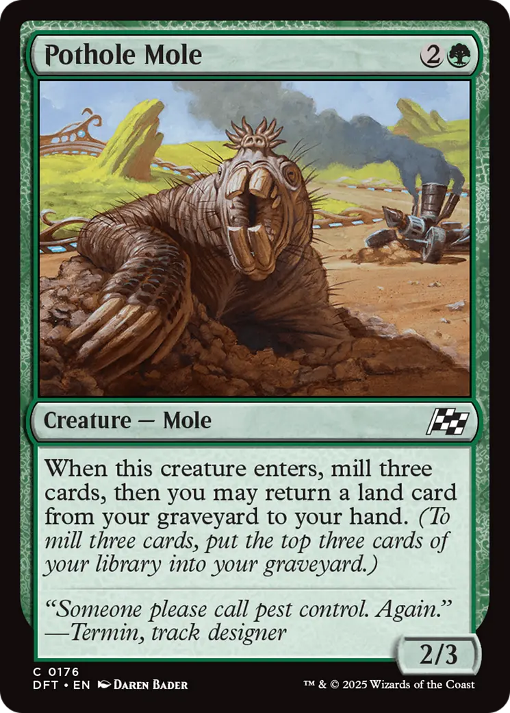 Pothole Mole [Aetherdrift] 1