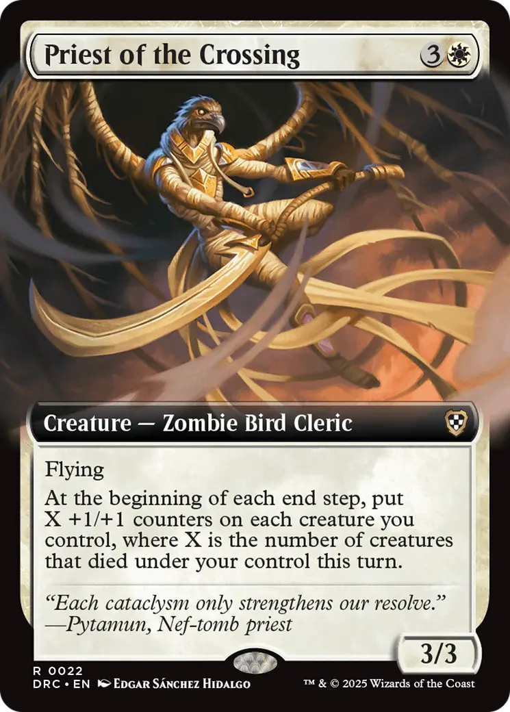 Priest Of The Crossing (Extended Art) [Aetherdrift Commander] 1