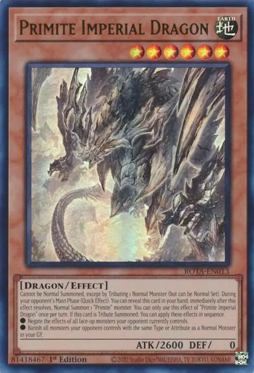 Primite Imperial Dragon [Rota-En013] Ultra Rare 1