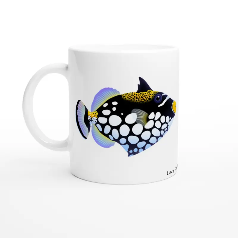 Pull The Trigger White 11Oz Ceramic Mug 1