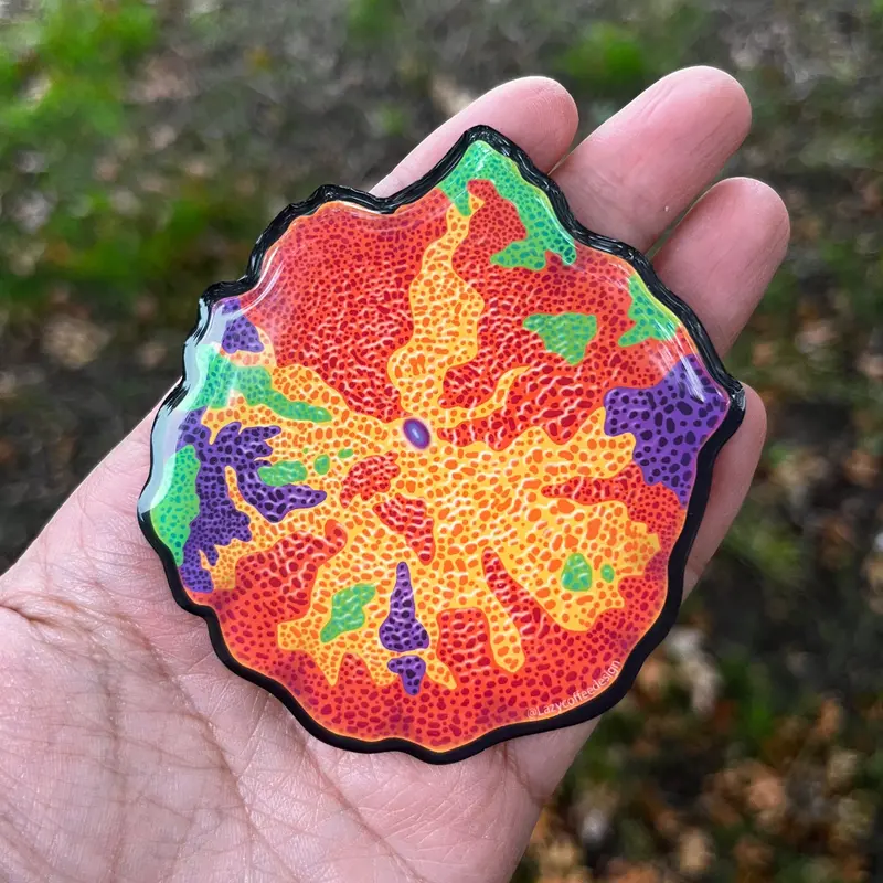 Purple Monster Jawbreaker Magnet 1