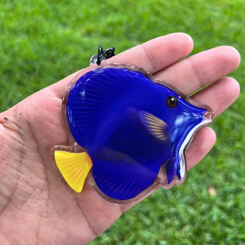 Purple Tang Keychain 1