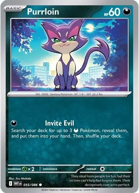 Purrloin (055/086) [Scarlet & Violet: White Flare] 1