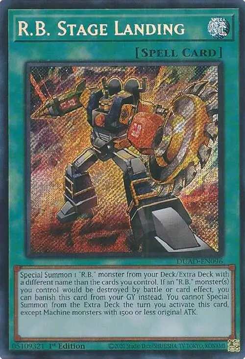R.B. Stage Landing [Duad-En096] Secret Rare 1