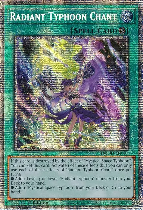 Radiant Typhoon Chant (Starlight Rare) [Dood-En061] Starlight Rare 1