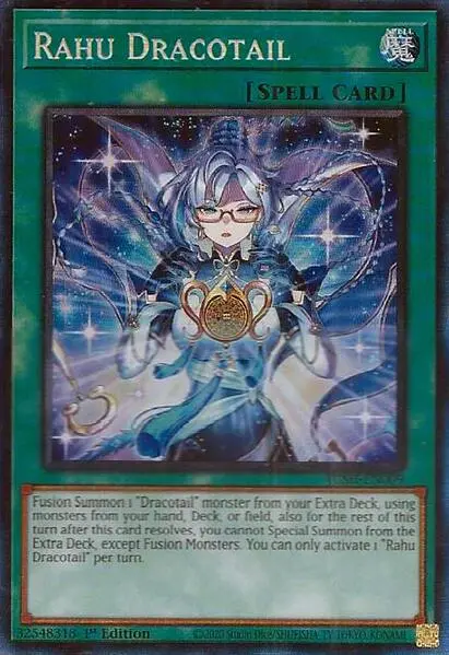 Rahu Dracotail (Cr) [Jush-En009] Collector's Rare 1