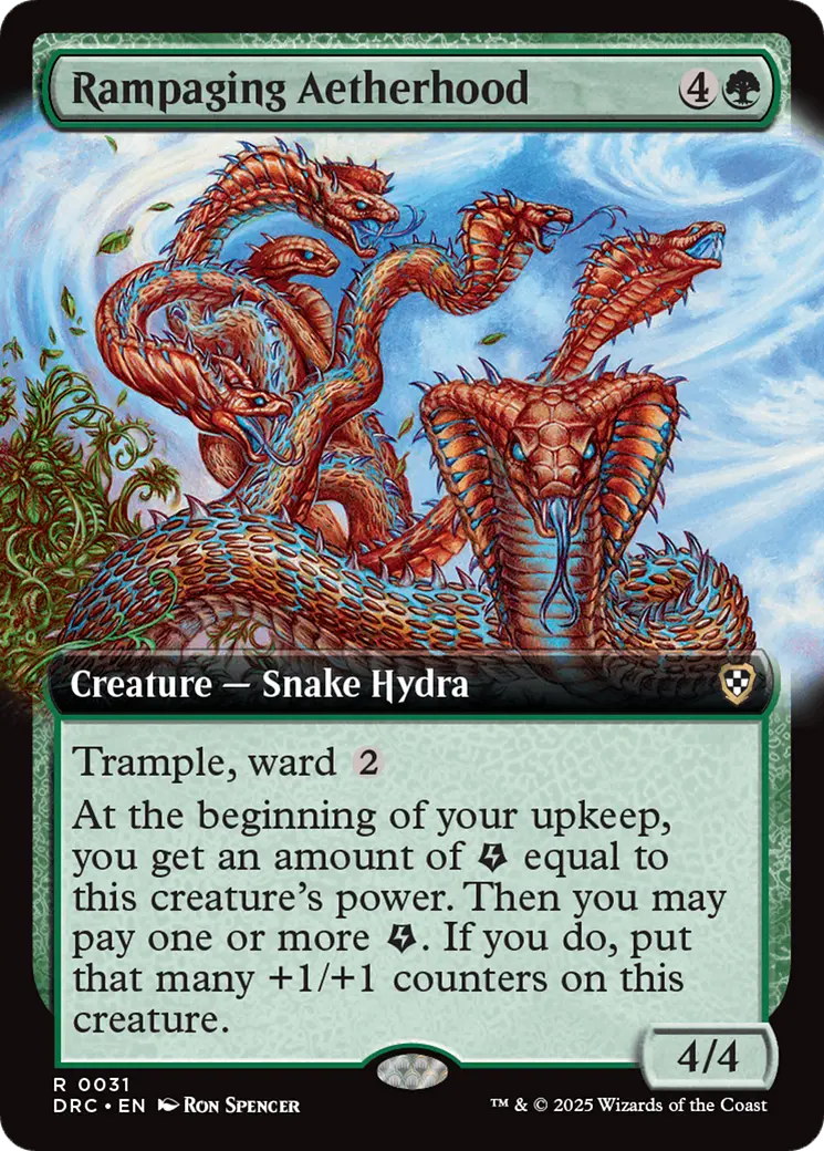 Rampaging Aetherhood (Extended Art) [Aetherdrift Commander] 1