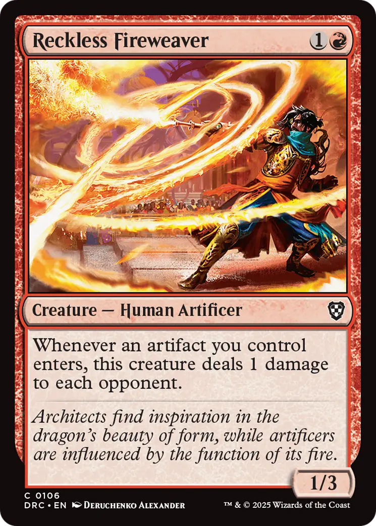 Reckless Fireweaver [Aetherdrift Commander] 1