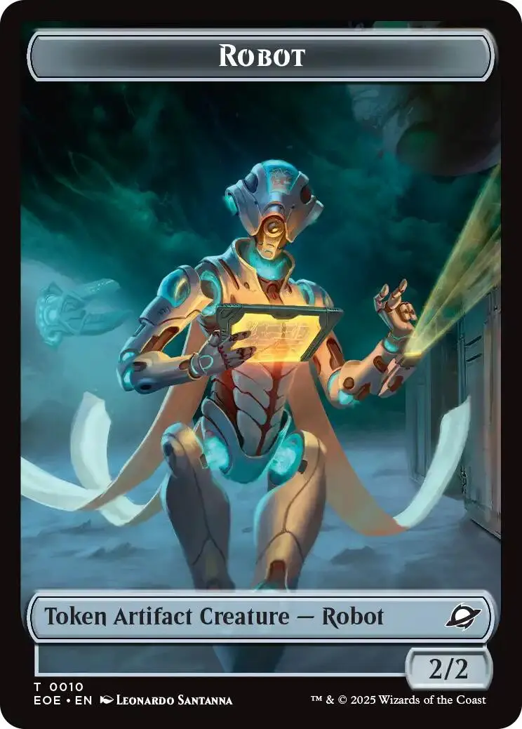Robot // Lander (0004) Double-Sided Token [Edge Of Eternities Tokens] 1